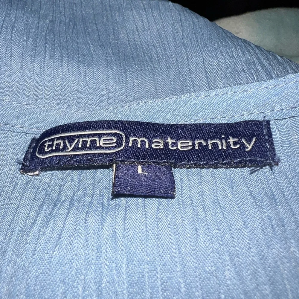 Thyme Maternity Long Sleeve Blouse - Picture 7 of 7